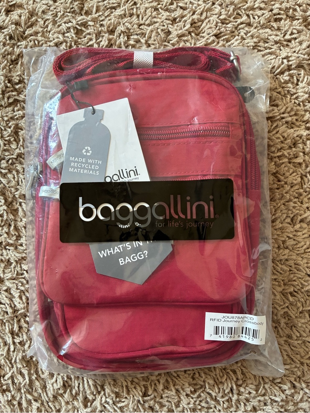 Baggallini RFID Journey Crossbody Bag NWT!